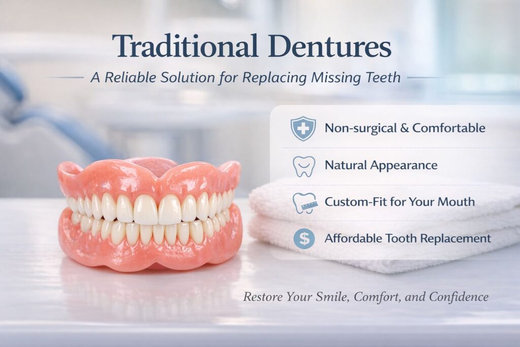 what are traditional dentures